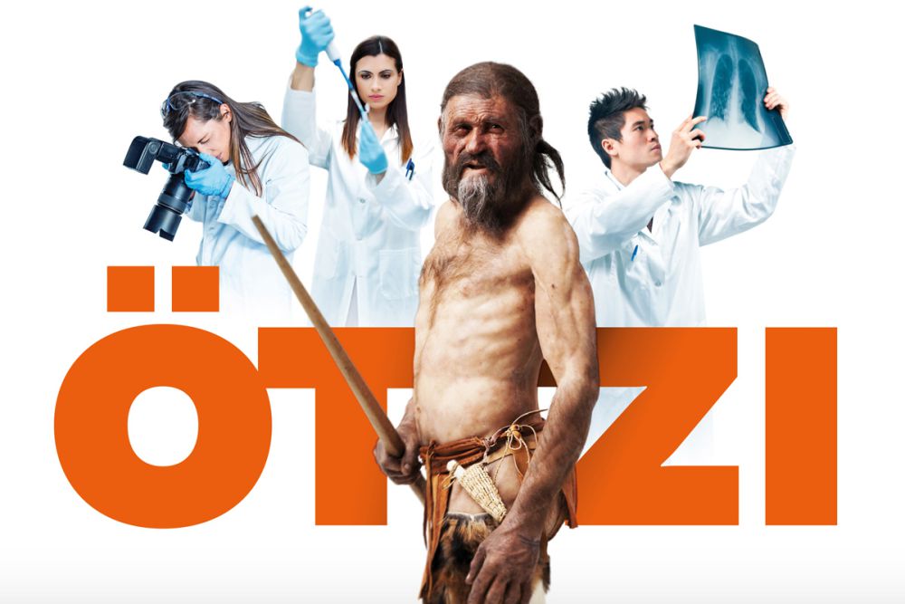 Banner Ötzi-tentoonstelling