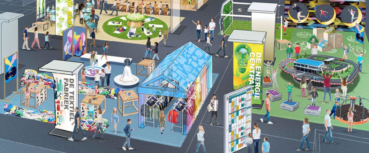 Artist Impression van het Expo Festival