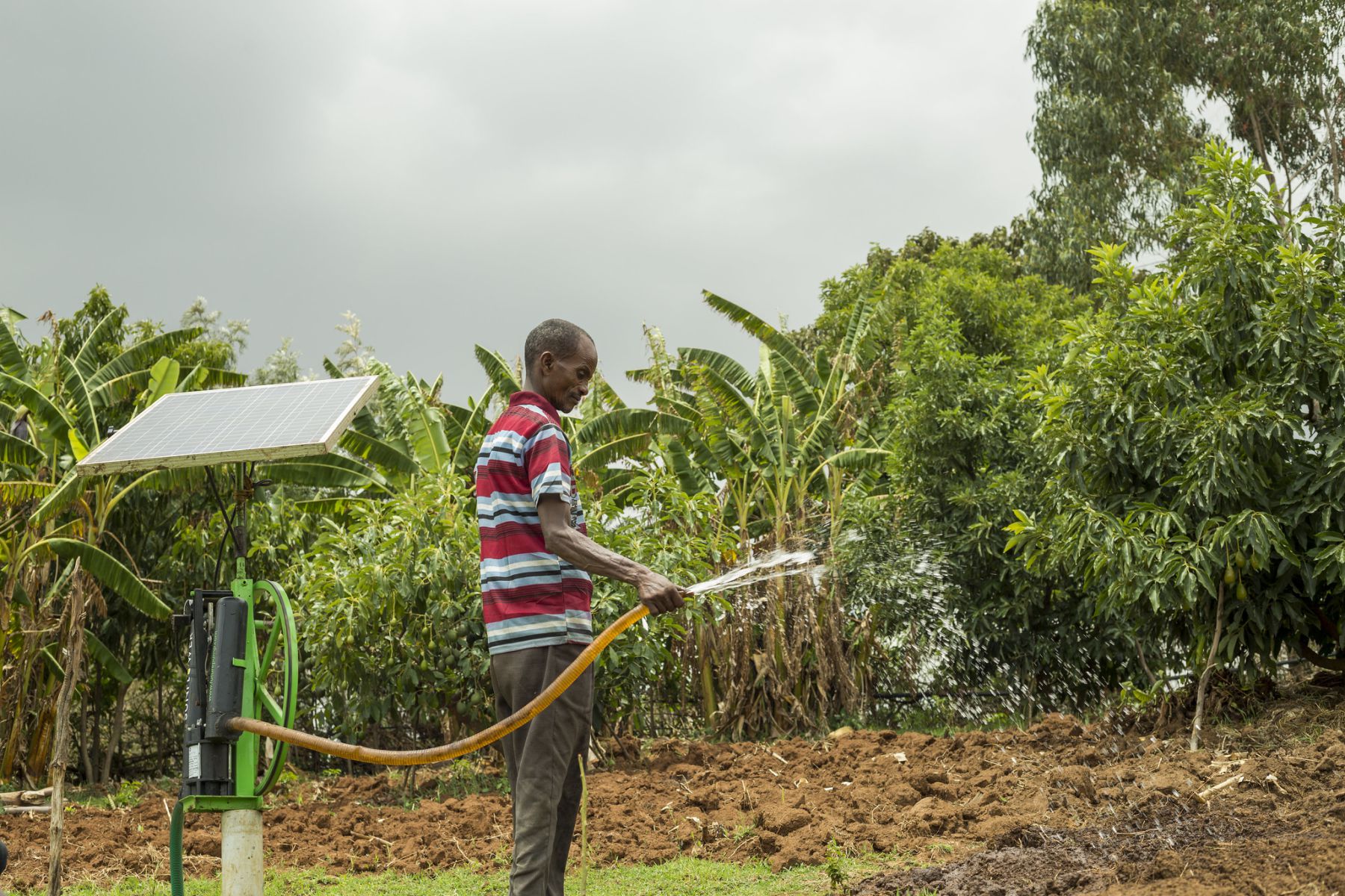 Water pompen met zonne-energie. Ethiopië, 2021. Foto: Maheder Haileselassie 